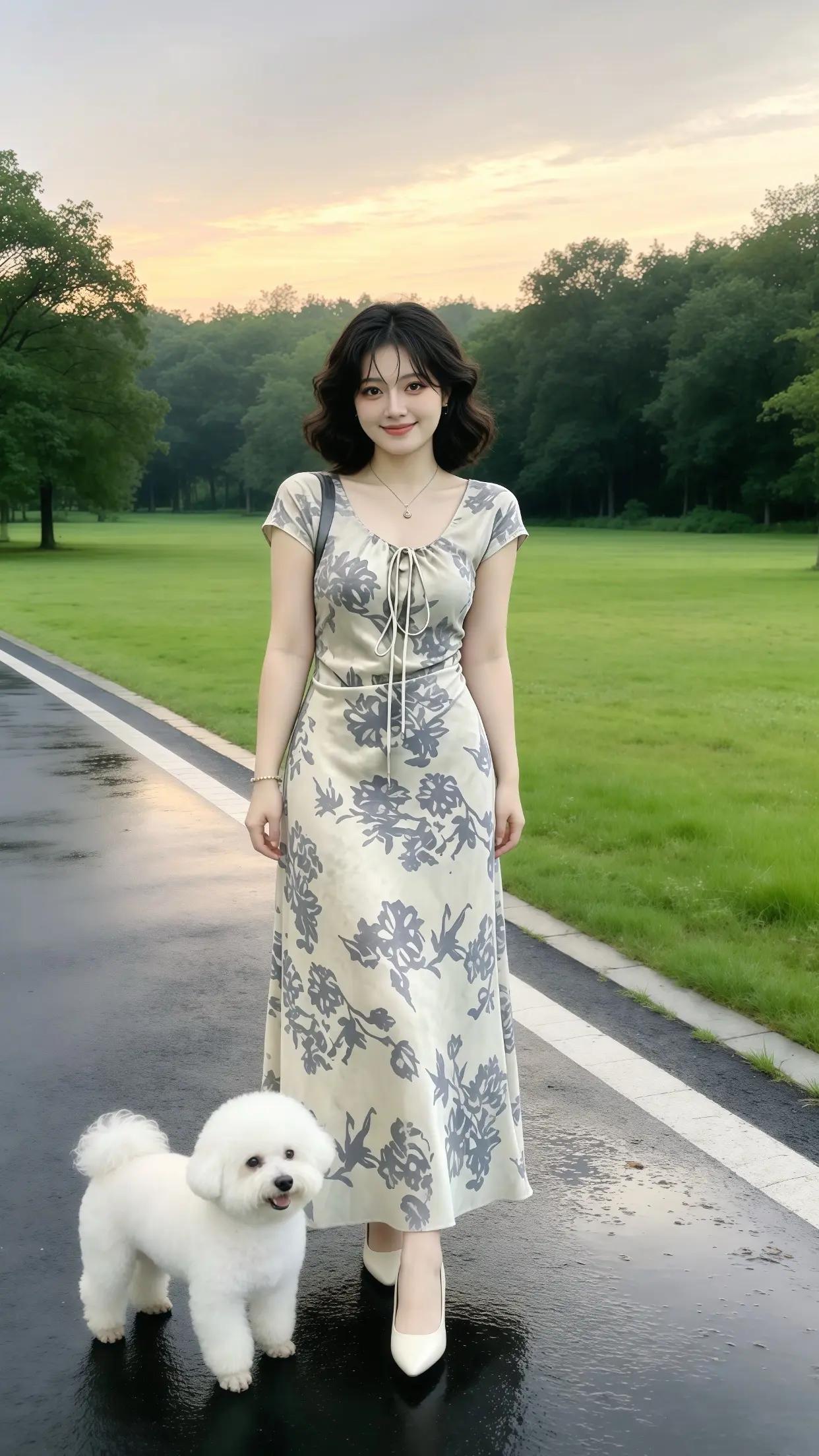 不费力短裙搭配 女生不费力的夏季穿搭 户外长裙穿搭 新中式旗袍漫步 出游穿搭显瘦