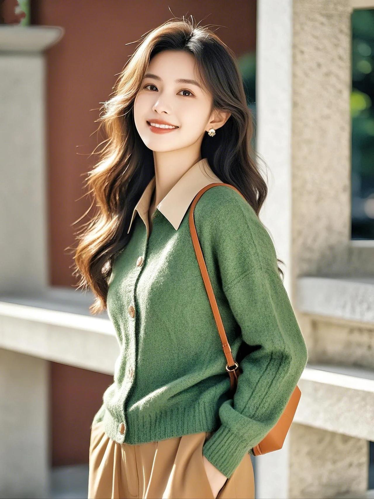 青衫素衣#岁月静好#甜美舒情# 佳人绝代#温柔温婉型穿搭