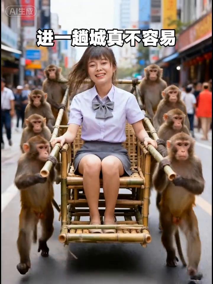 进一趟城真不容易。