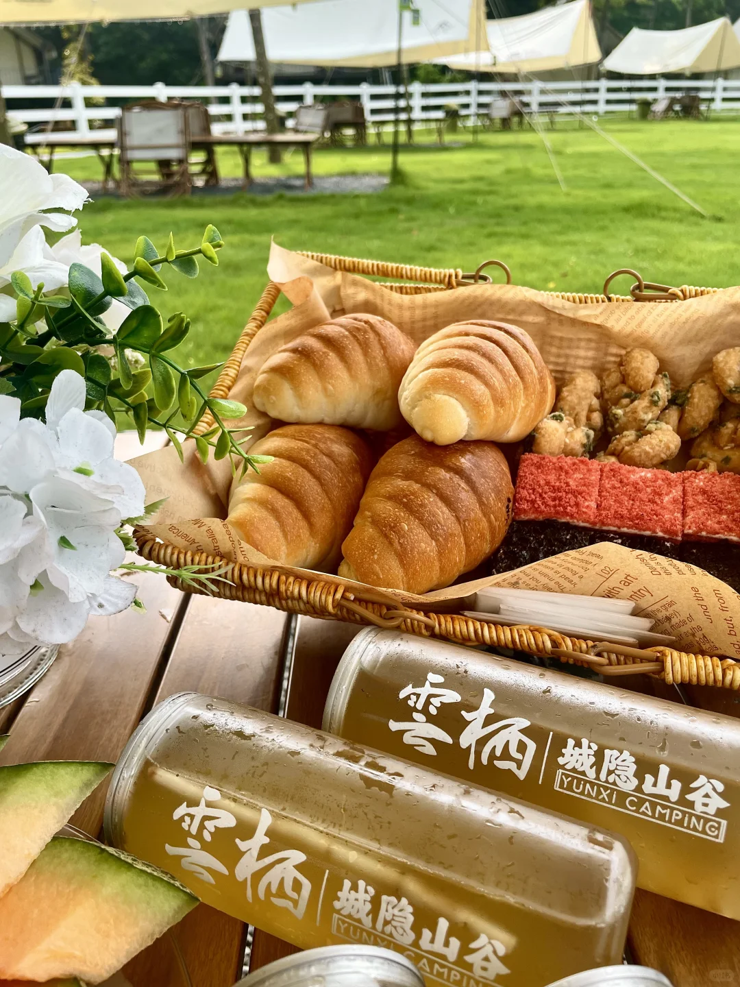 趁着放假，快带上👧过来露营⛺️感受大自然叭