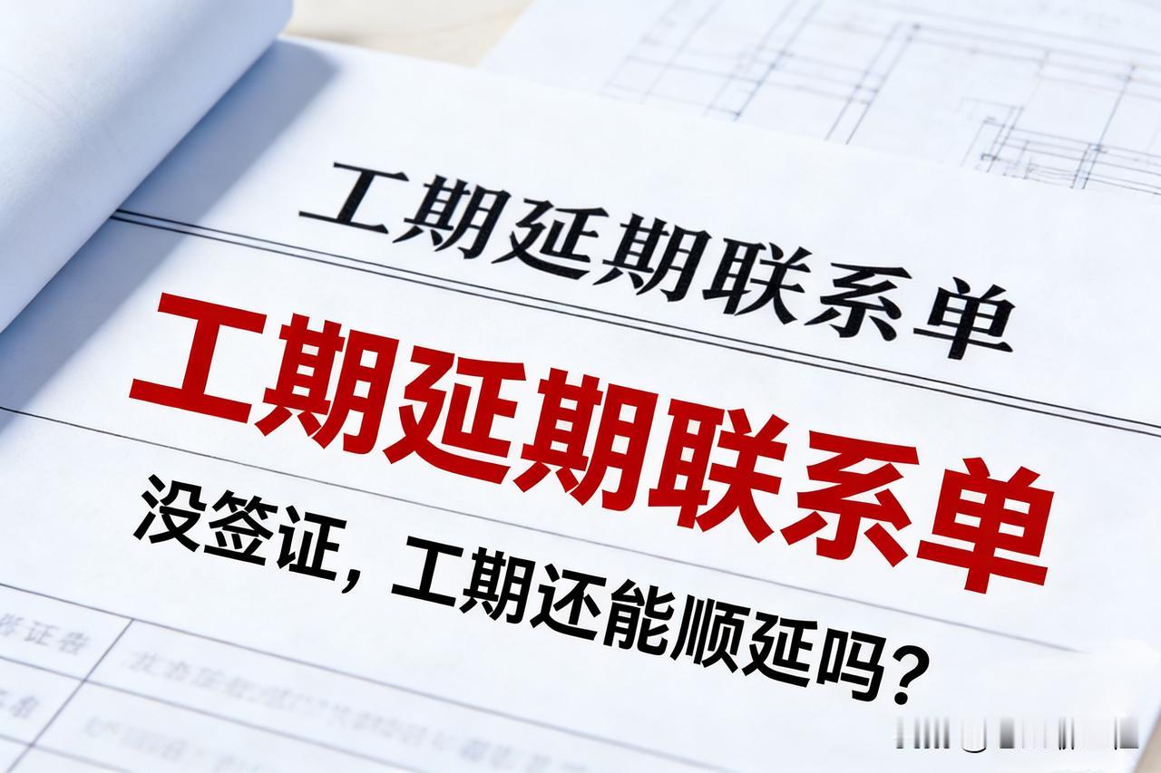 工期顺延没签证？别慌，有转机！

一江苏承包人因拿不出甲方或监理的工期顺延书面确