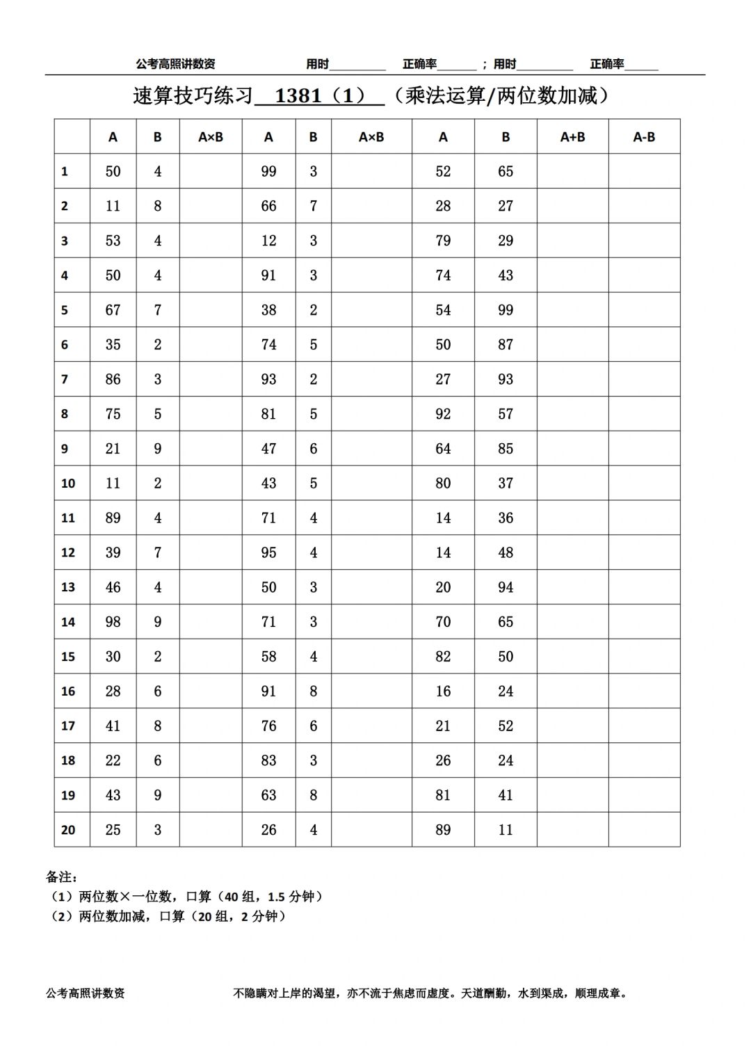 资料分析速算练习1381