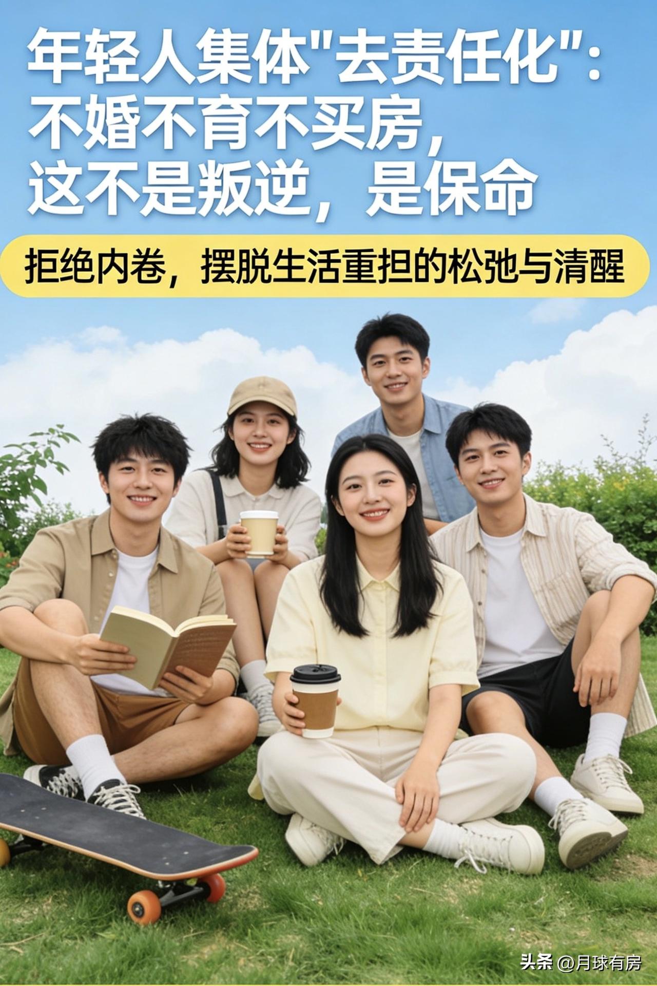 年轻人集体“去责任化”：不婚不育不买房，这不是叛逆，是保命

一股浪潮正席卷年轻