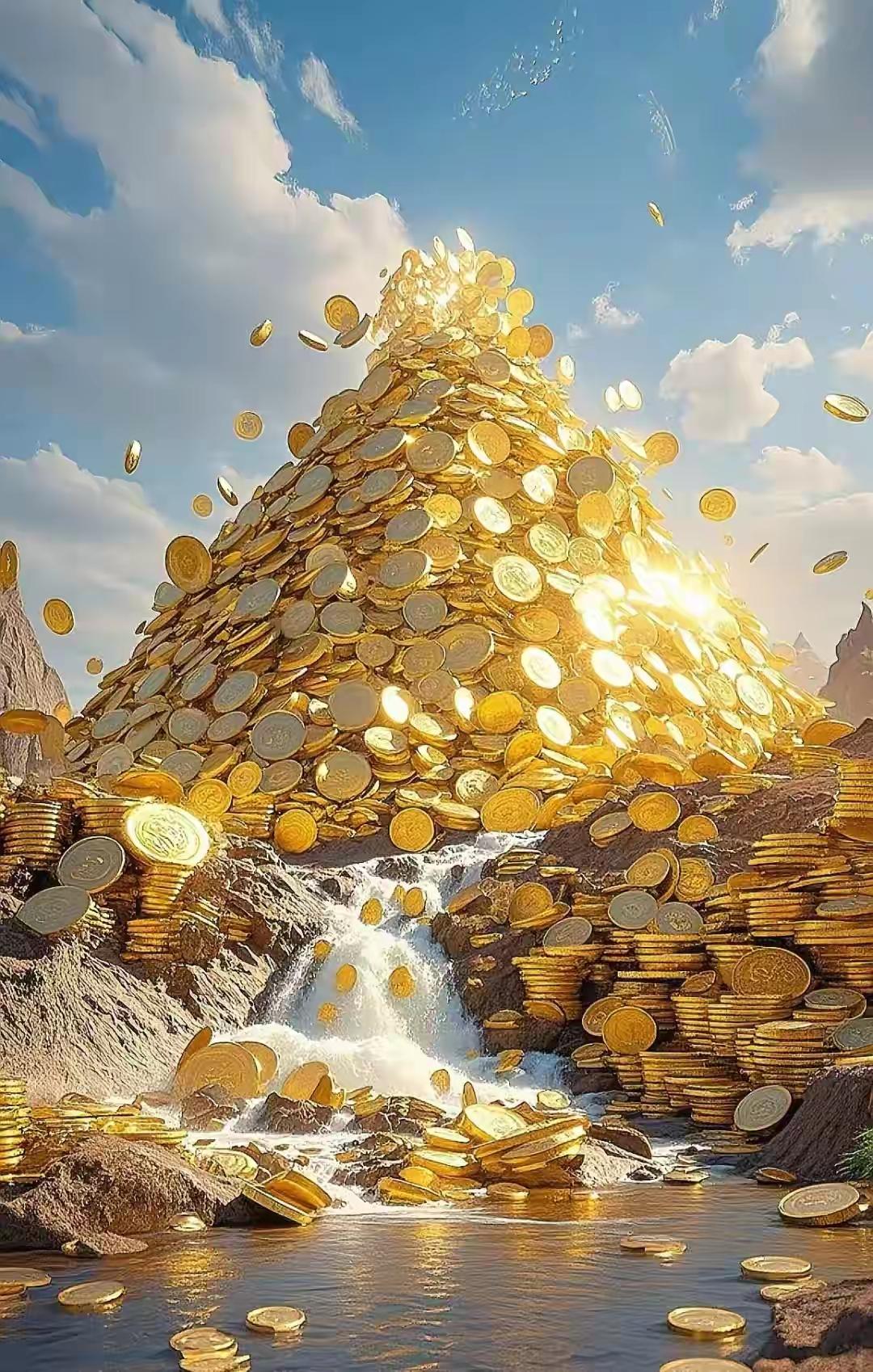 黄金价格必然会一路上涨。

世界即将分为东西方两个体系，因为黄金的定价权在西方，