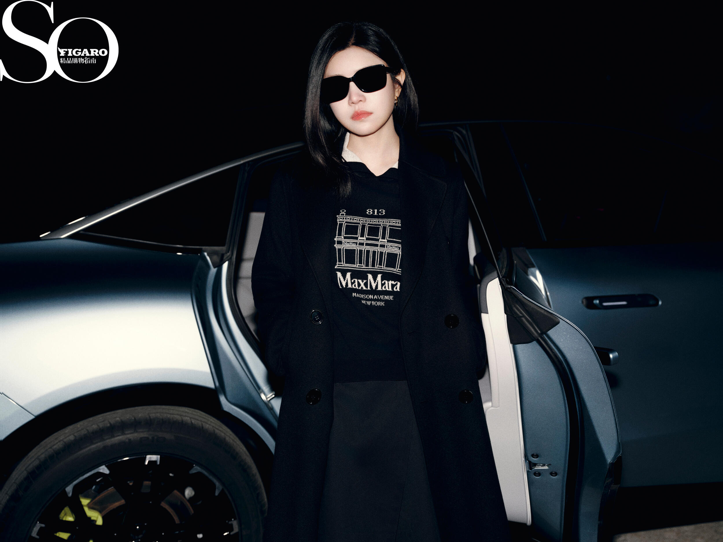 陈妍身穿Maxmara 即将美美闪耀米兰时装周✨🥰 