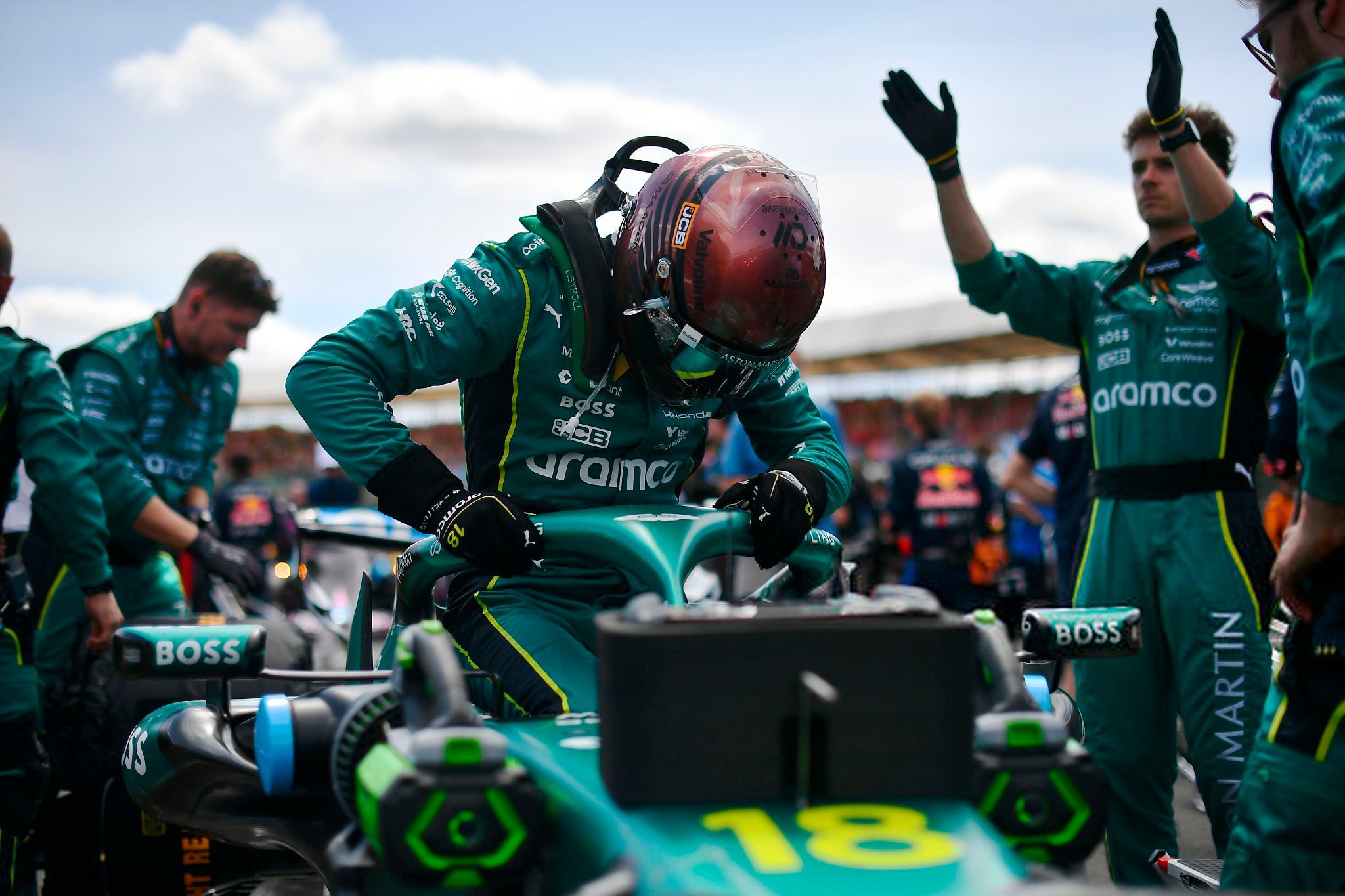 F12026F1英国大奖赛 兰斯·斯特罗尔称，马丁的赛车在银石的每一圈、每个弯道