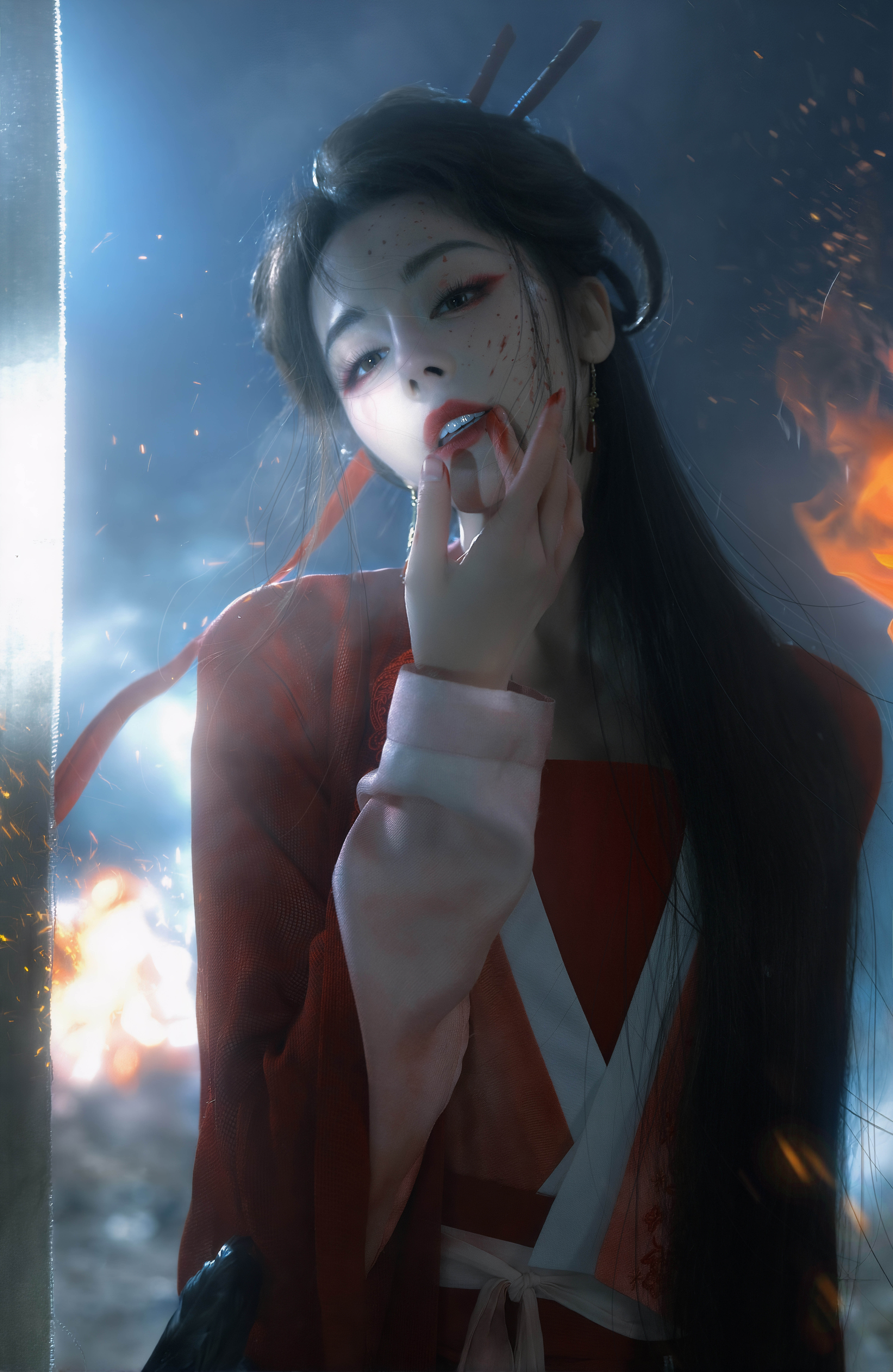 我才看到夏弃疾拍的热巴，这张太蛊了 