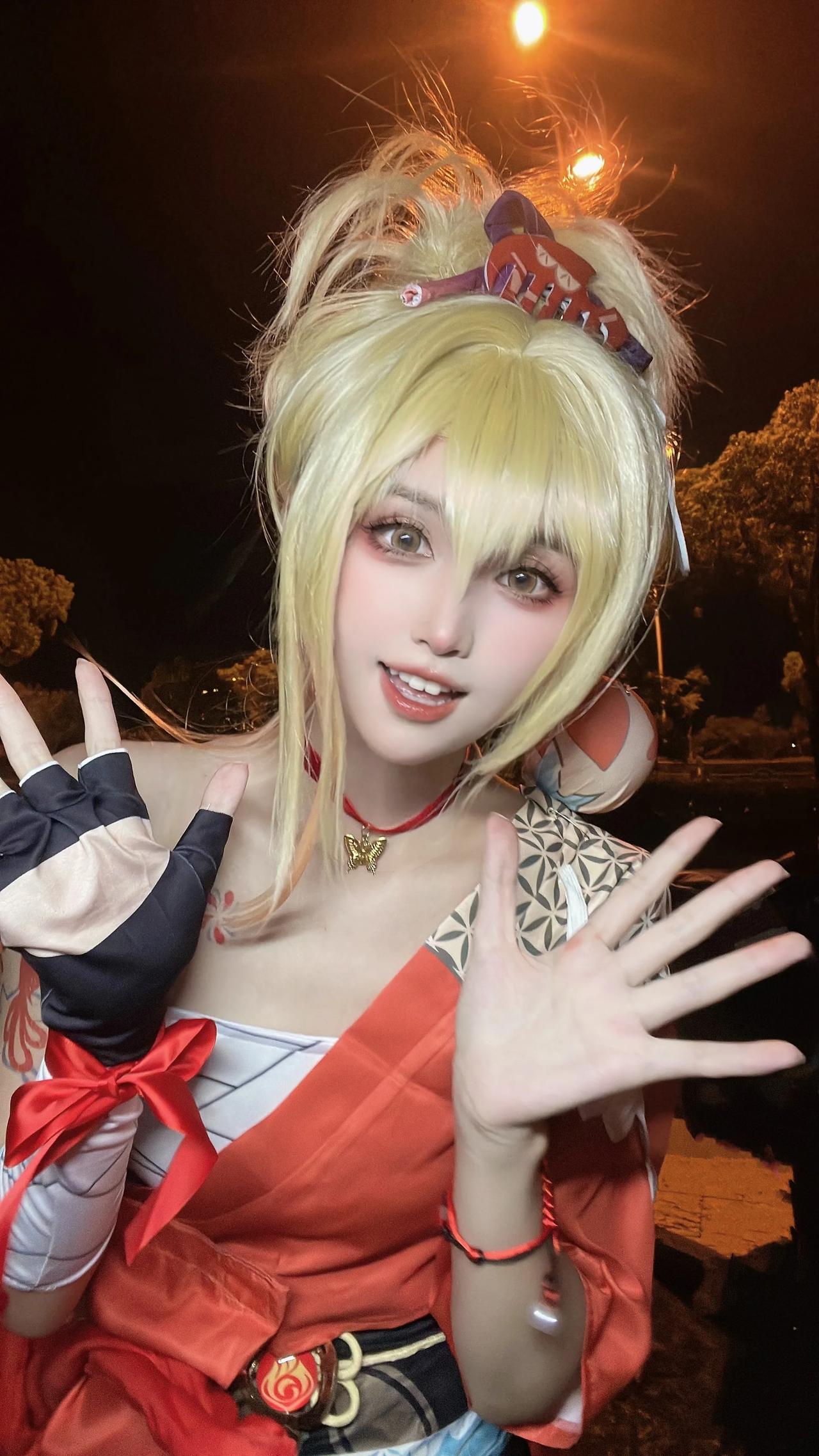 娜拉宵宫，烟花来喽!  