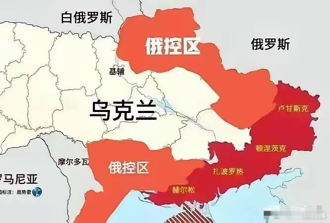 乌克兰战场大态势说俄罗斯军队现在把乌克兰东部一个重要城市群，差不多给围住了。这个