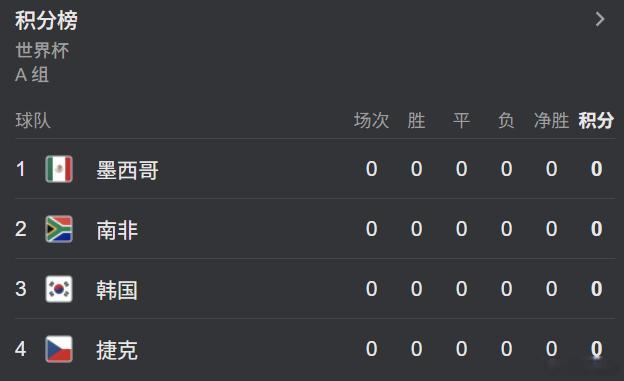 世界杯 周四001 墨西哥 🇲🇽 vs 南非 🇿🇦（伤停情报整理）▶墨西