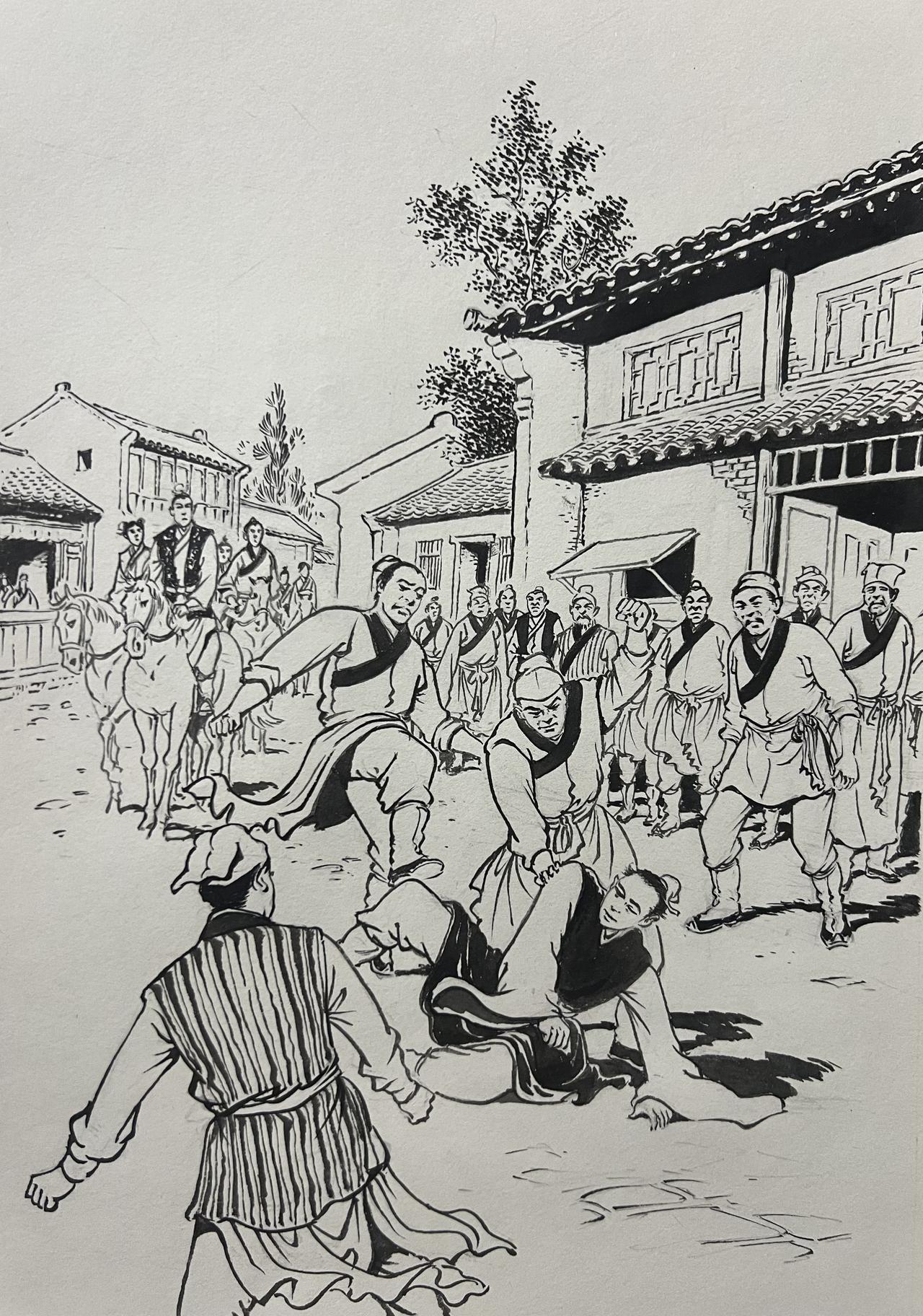 韦庆老师新绘金庸武侠小说插图之笑傲江湖，尤其喜欢图二的意境。