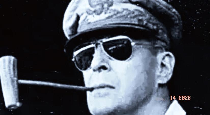 55年大授衔后，远在大洋彼岸的李奇微看到报纸上十大元帅的名单后，命人送到麦克阿瑟