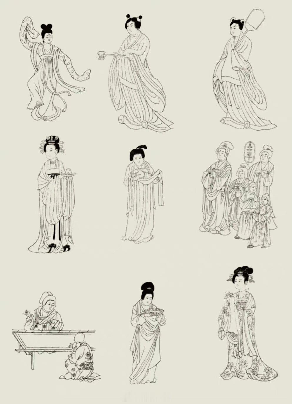 唐朝服饰发展图鉴 …遇见艺术