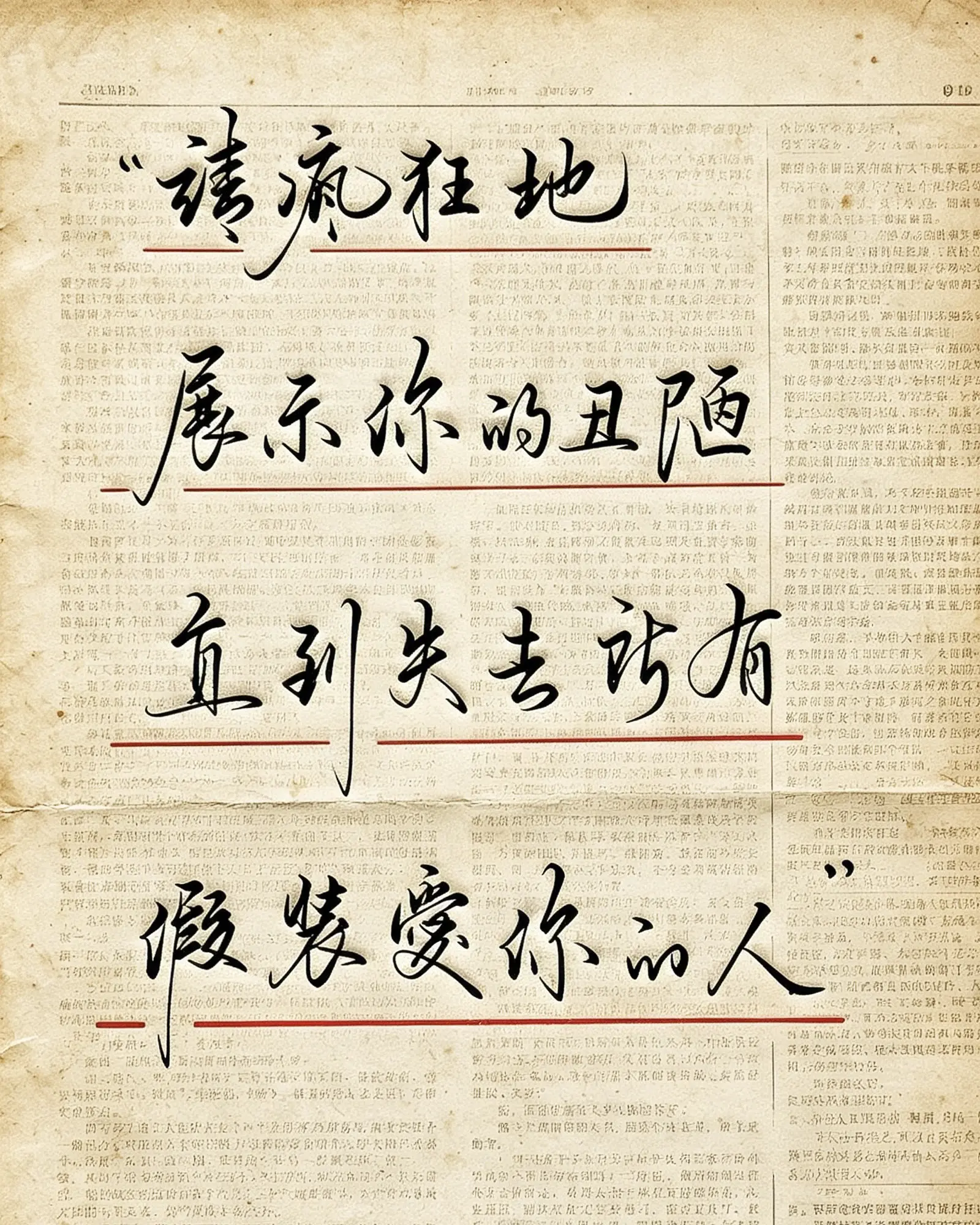 手写 哲理小句 写字是一种生活