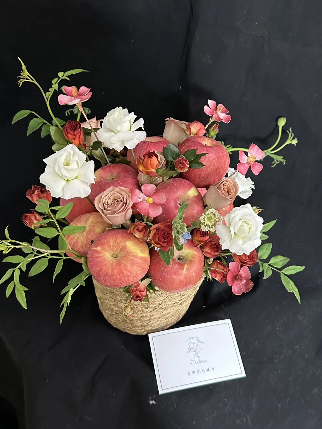 沉甸甸的苹果花礼｜济宁花店