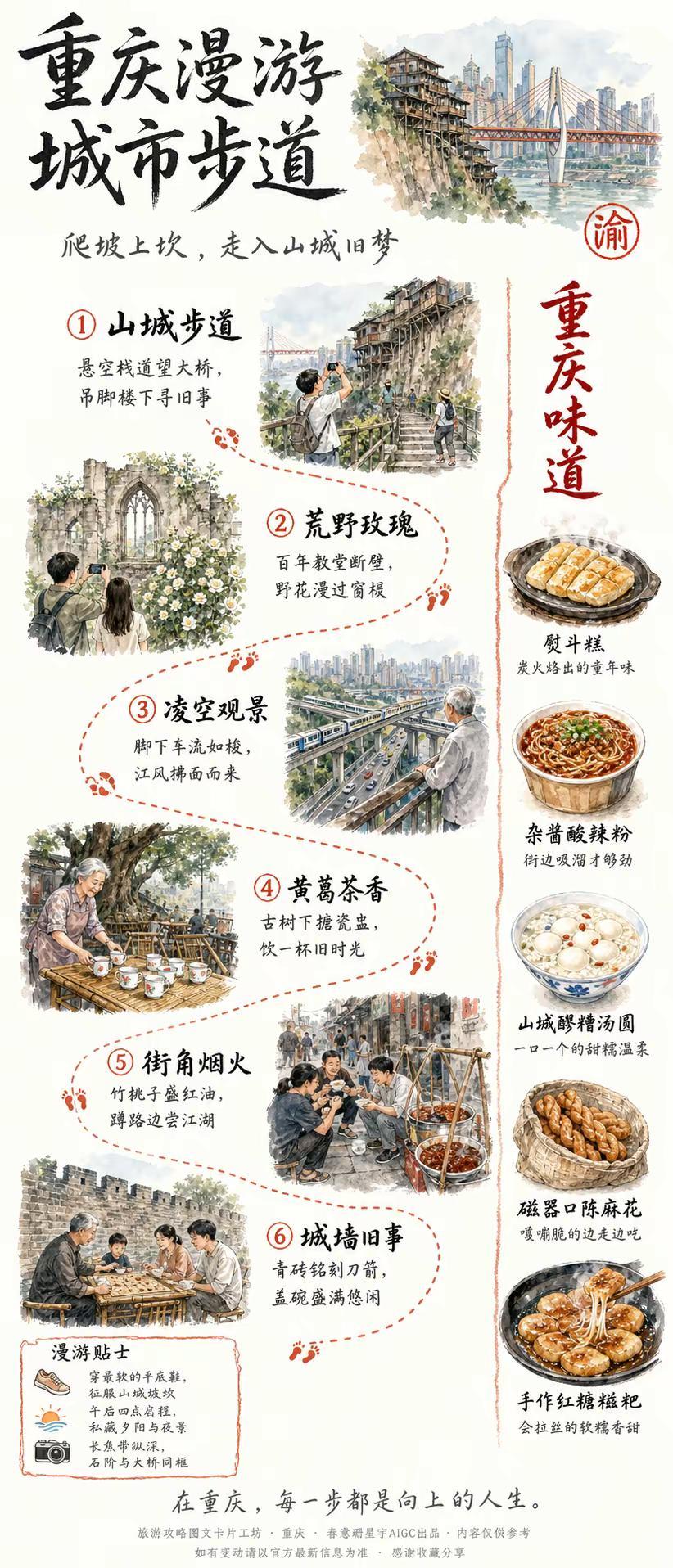 去重庆前真不知道，还能这样玩6天🤯。别划走！去重庆之前没看过这条6天漫游路线的