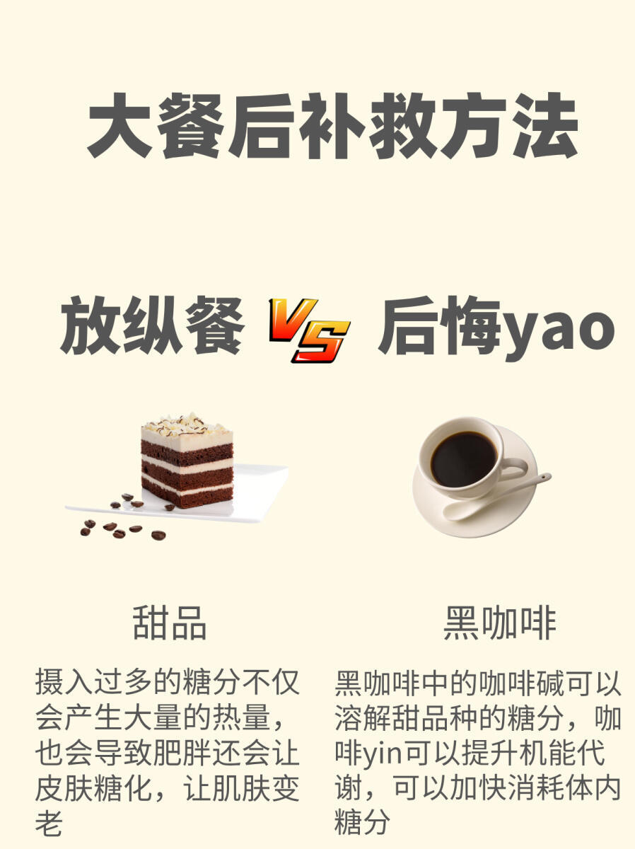 大餐放纵后急救补救方法，偶尔就不用过分苛责自己，放纵过后好好补救也行。随口吃的零