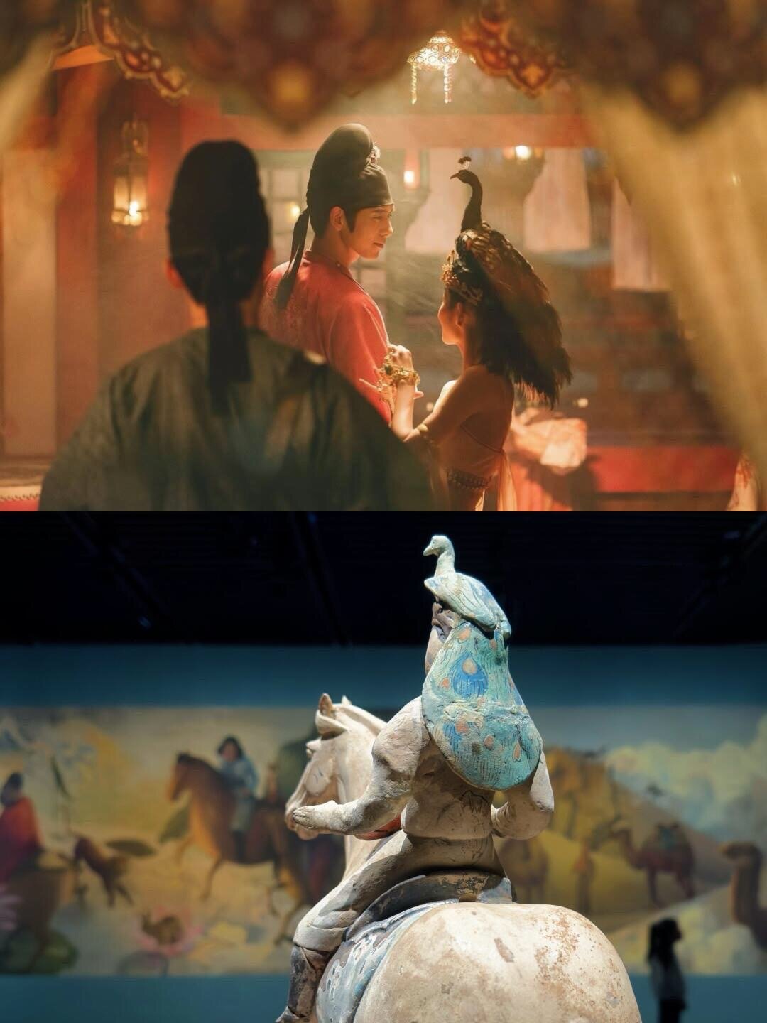 蒋长扬也喜欢的孔雀冠，竟是“县主联动”？刷到李现自己也发了这张剧照，真的不想试戴