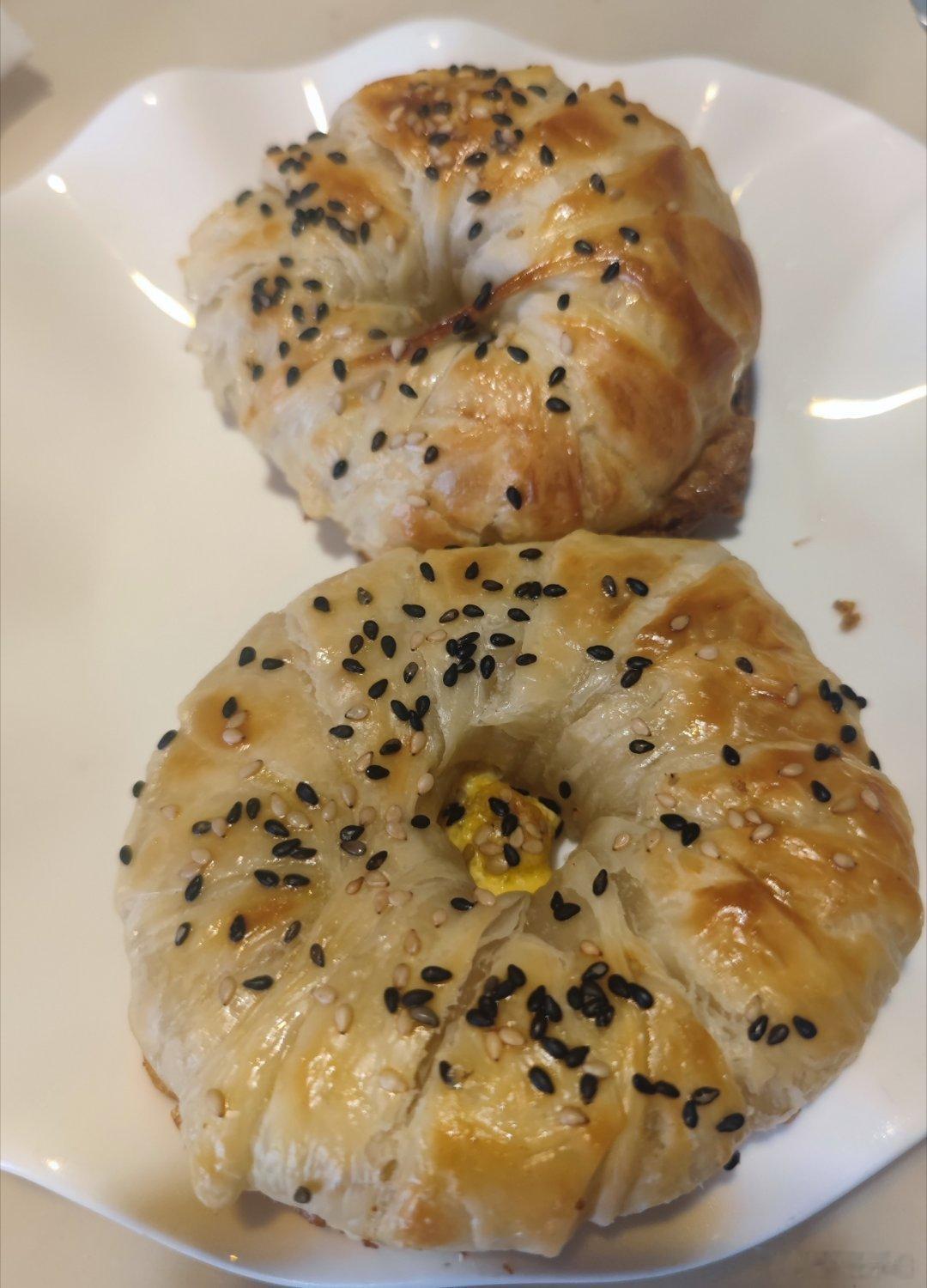 空夫子曰 早起做早饭的一天，苹果手抓饼甜甜圈阳光信用