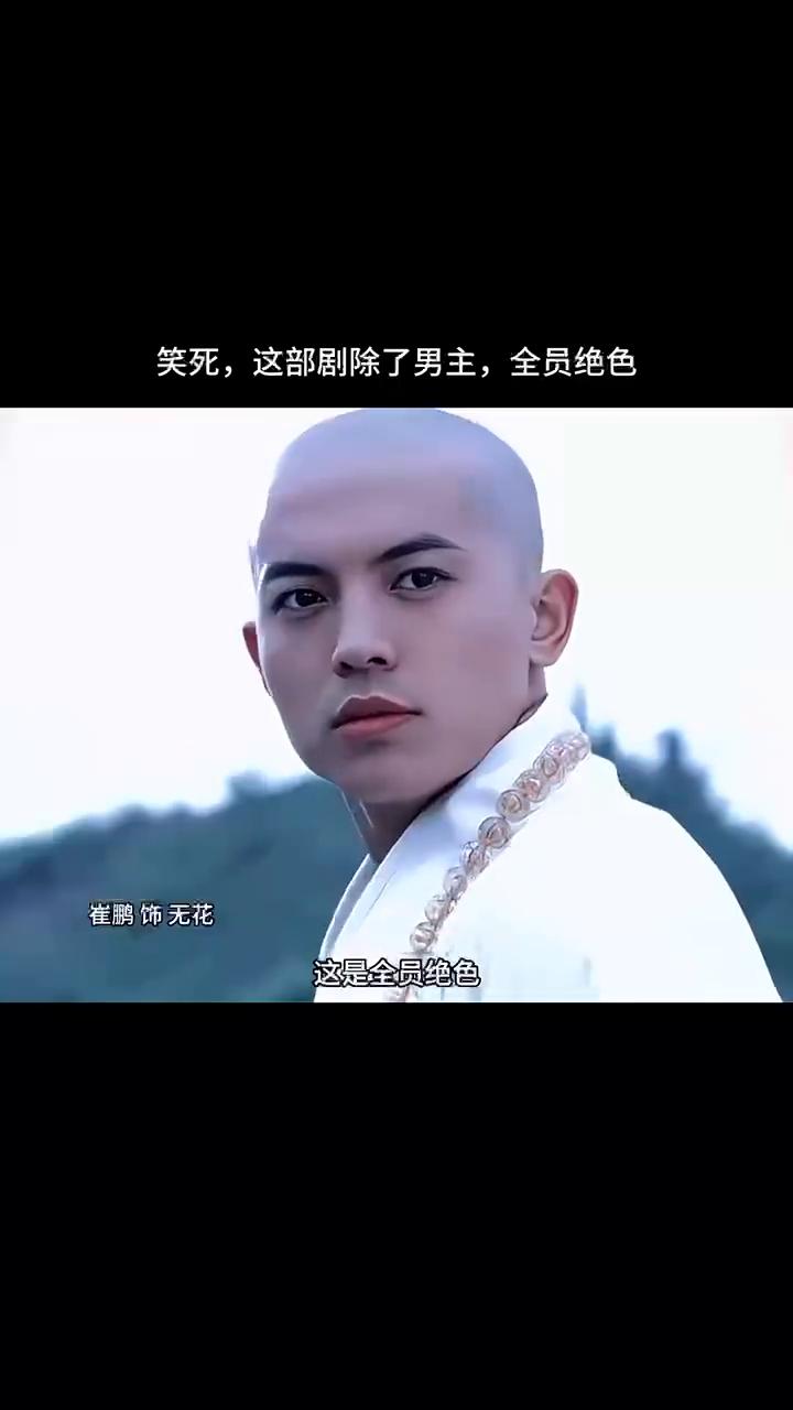 笑死，这部剧除了男主，全员绝色。
这是男主：朱孝天饰楚留香，崔鹏饰无花，胡静饰苏