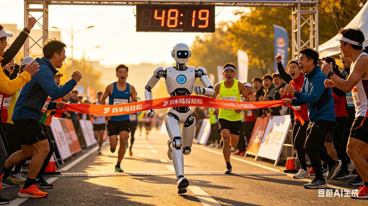 机器人跑半马碾压人类！跑进50分钟，直接打破人类世界纪录

一周前我还发起过投票