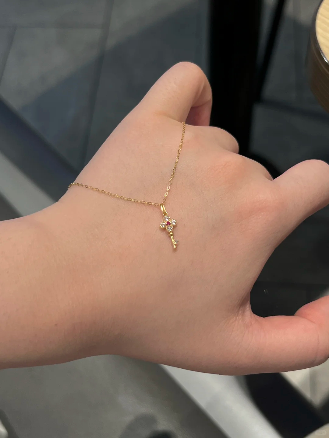 mini金钥匙🔑✨✨很有日系珠宝的感觉！又小又精致黄金 ​​​