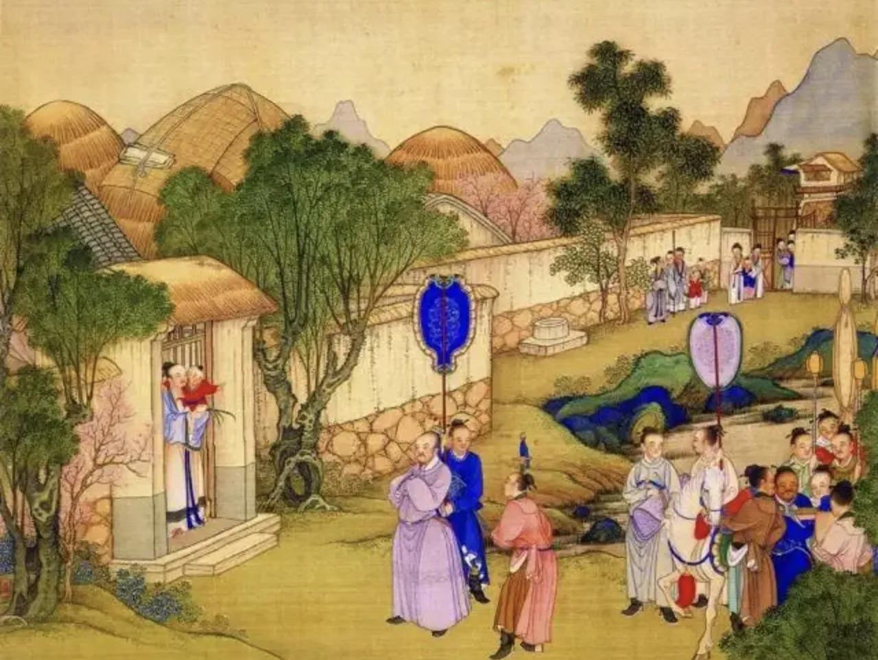 《明贤集》中说“白马红缨彩色新，不是亲者强来亲”，只要你发达了，有钱了，那些八竿