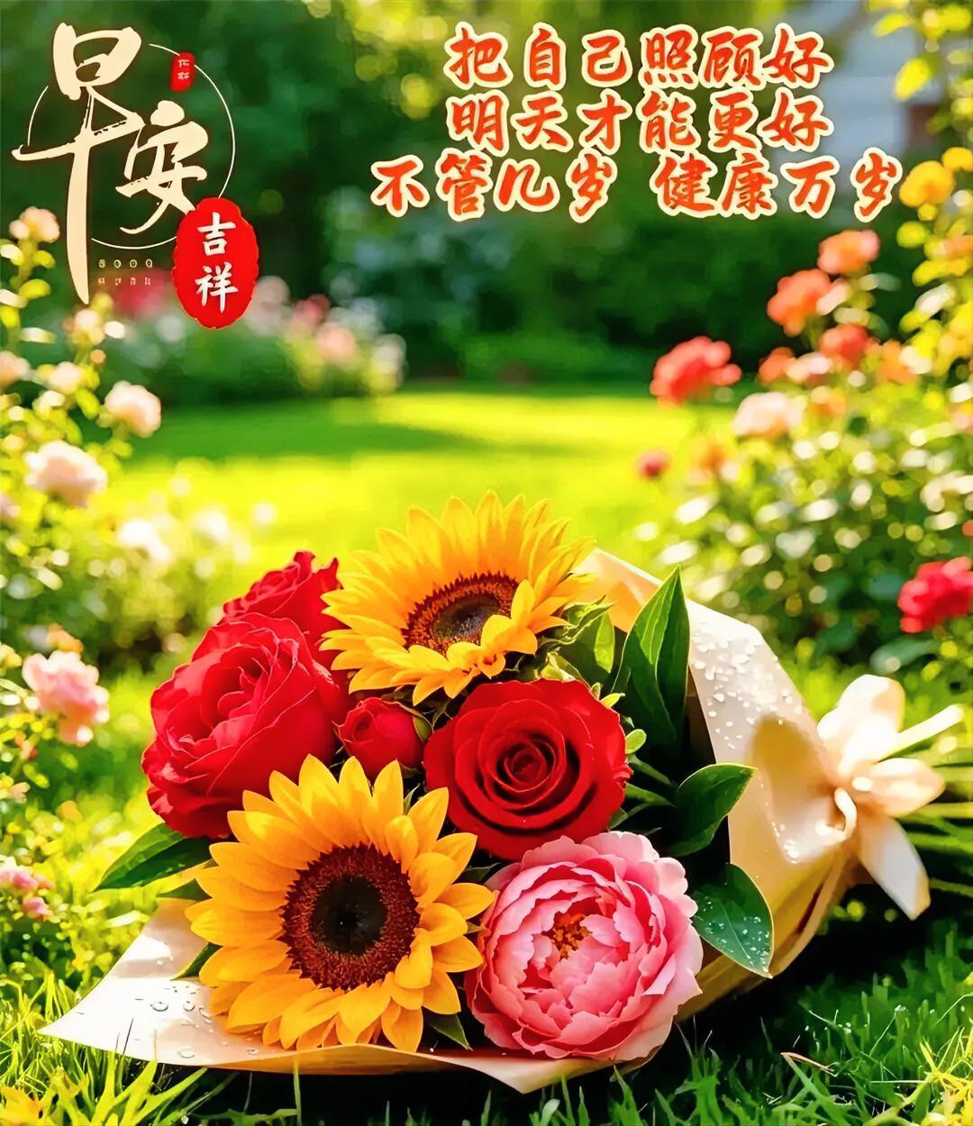 阳光正好，花束超治愈！不管几岁健康万岁，把爱装进心里，今天也要元气满满哦～
分享
