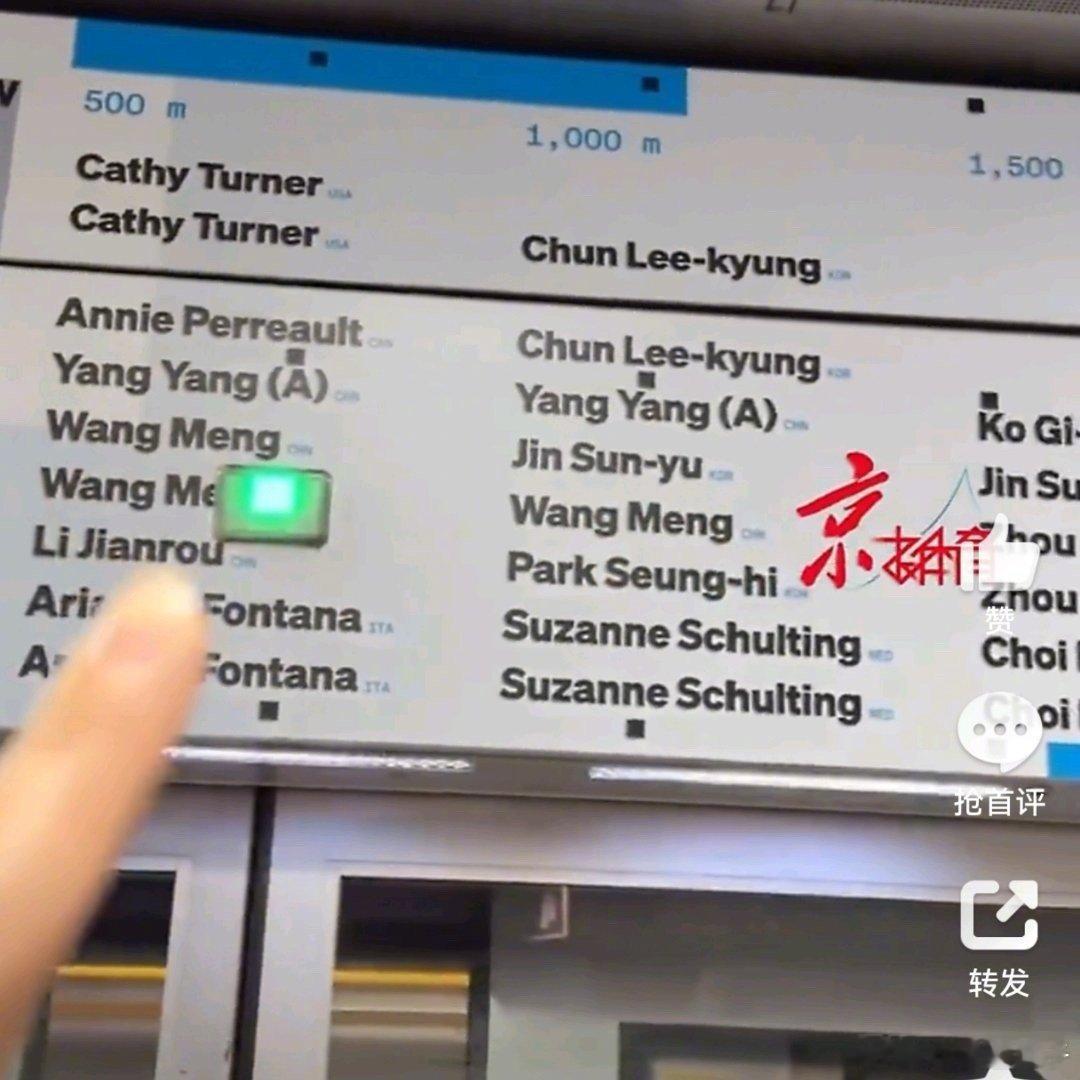 米兰地铁站墙上有大杨扬王濛名字倒是显得人家更好了 