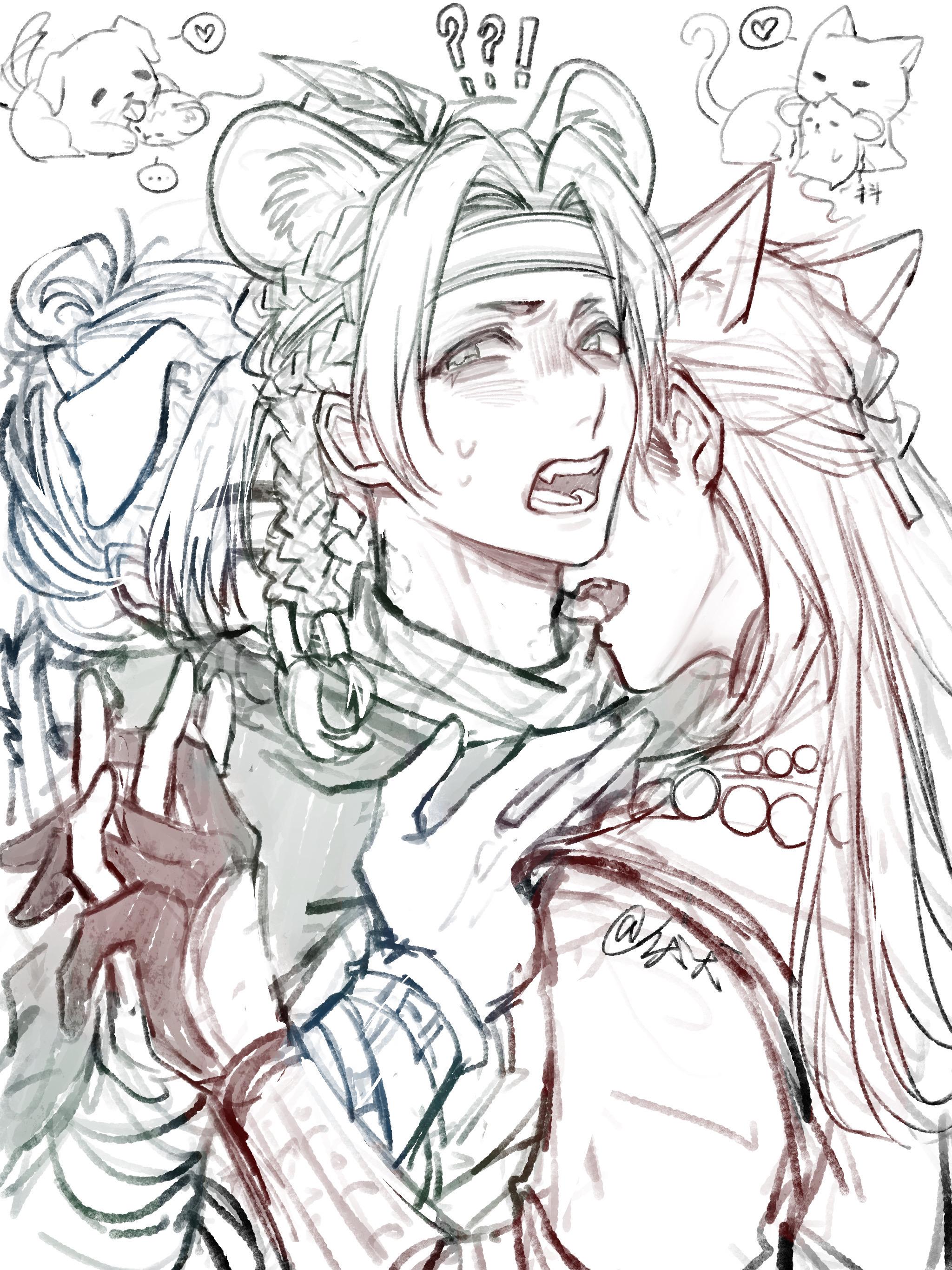 猫抓老鼠狗拿耗子。