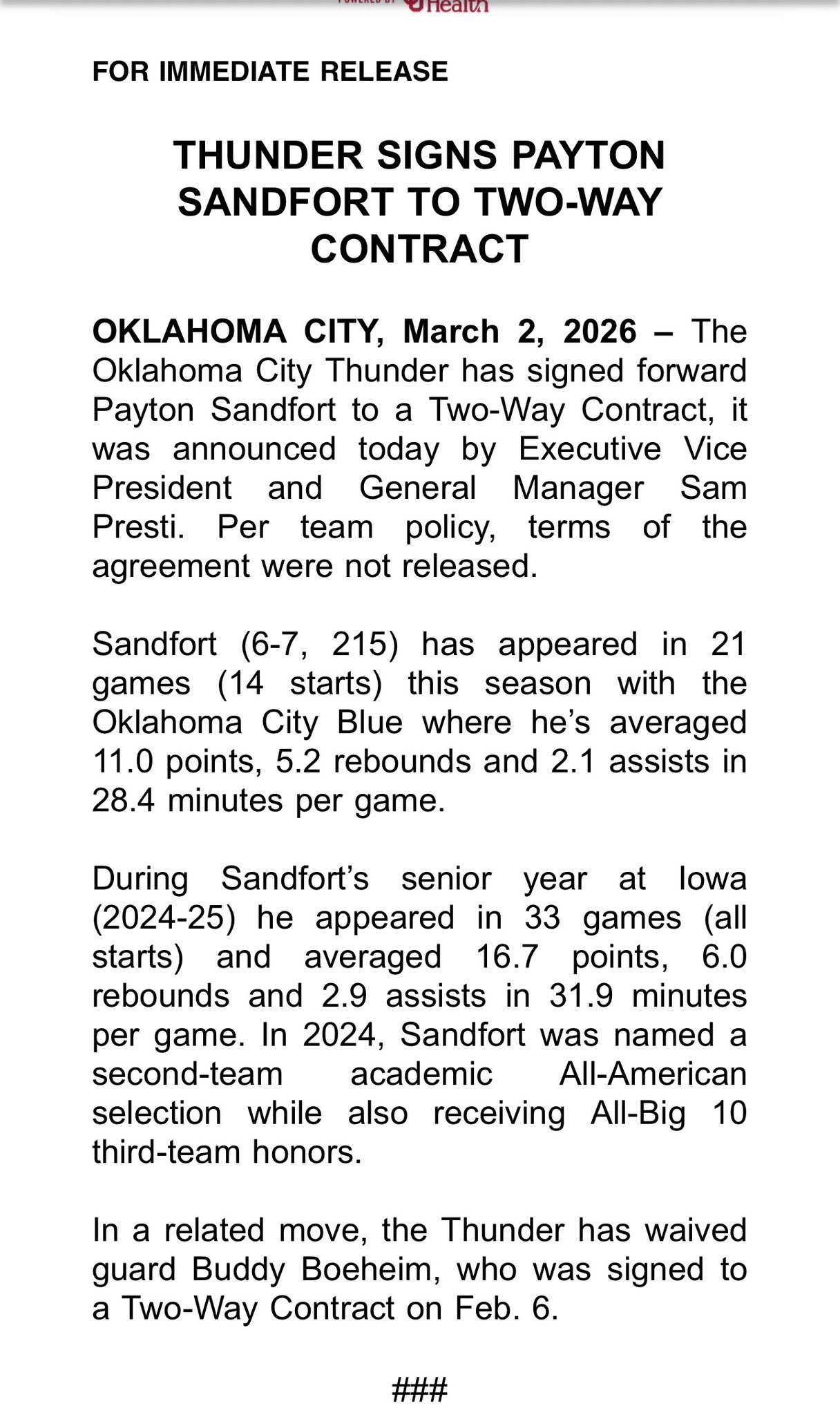 雷霆vs公牛的伤病报告显示，亚历山大（腹部拉伤伤病管理）、哈滕（比目鱼肌伤病管理