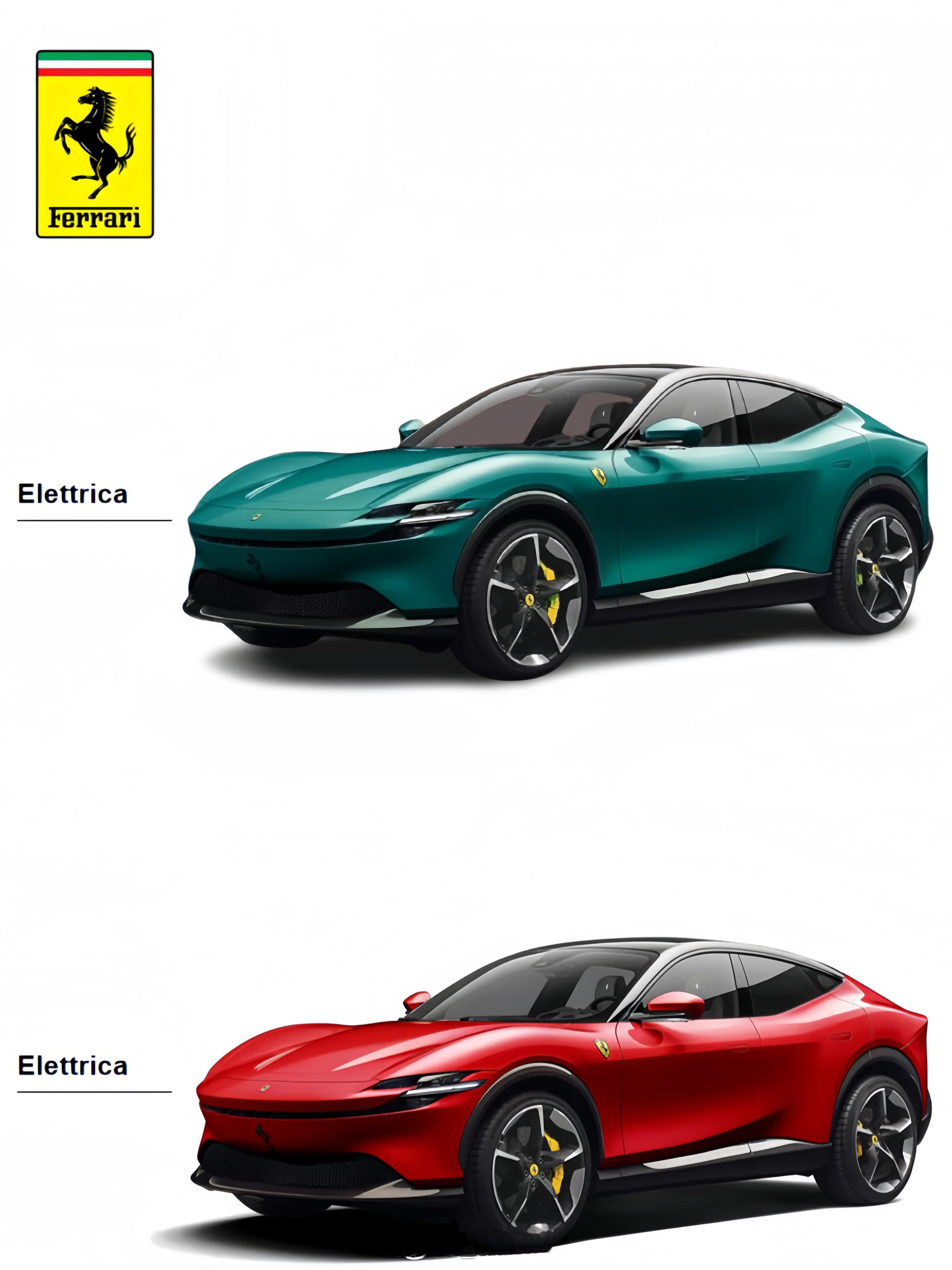 法拉利[超话]法拉利首款纯电SUV Elettrica 无论是之前的Purosa