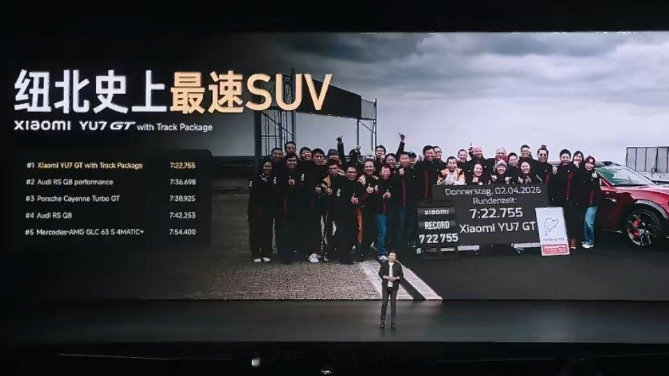 小米YU7GT再破纽北圈速纪录这也太震撼了，我隔着屏幕都能感觉到那种兴奋。从手机