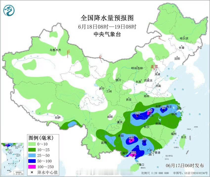 【强降雨即将北抬】南方梅雨季终于要来了 明天开始，随着副热带高压逐渐北抬，暖湿气