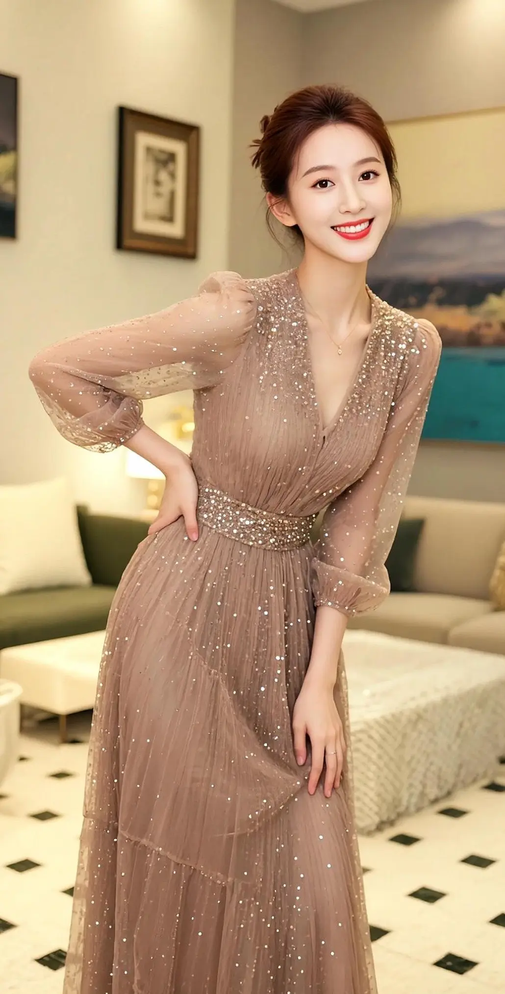 AI浅笑氛围感写真 随变ai随便玩