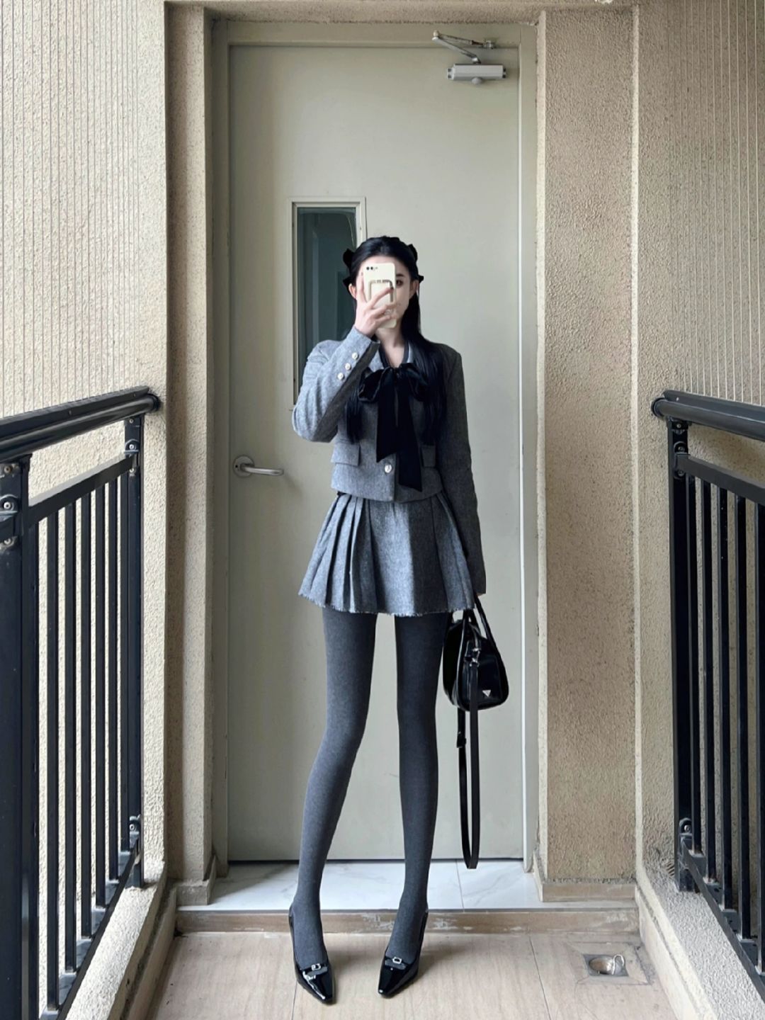 谁能告诉我！原来灰色连裤袜！这么！