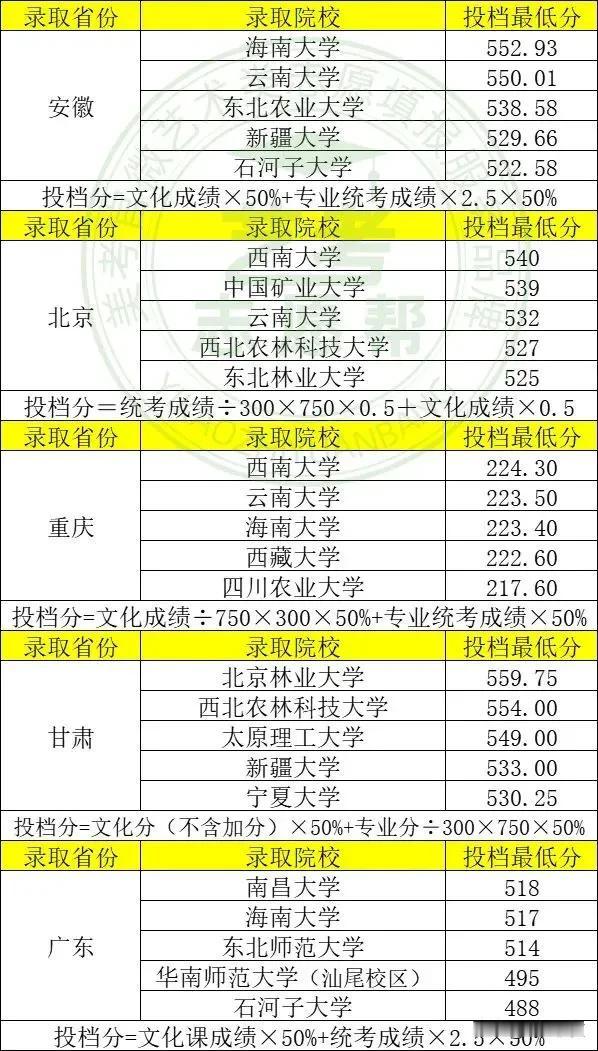 美术生考上211工程大学，美术联考成绩、文化成绩需要多少分？

美术生想要考入2