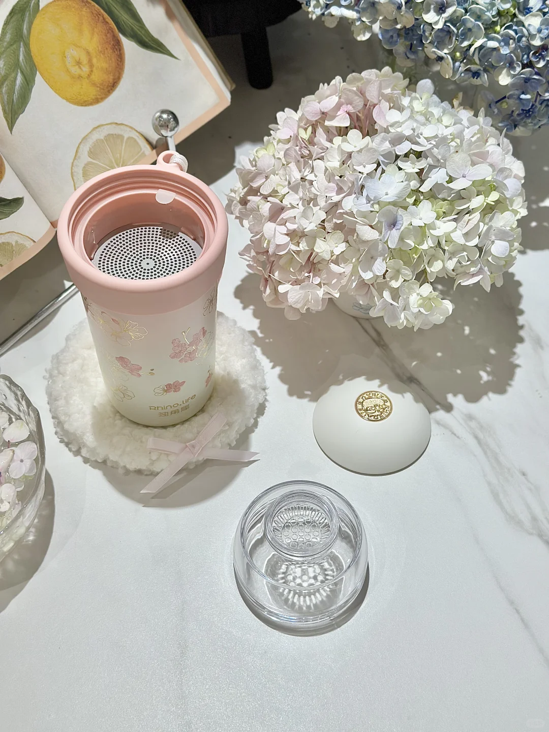 这是公主专属保温杯吧🌸喝水仪式感拉满！