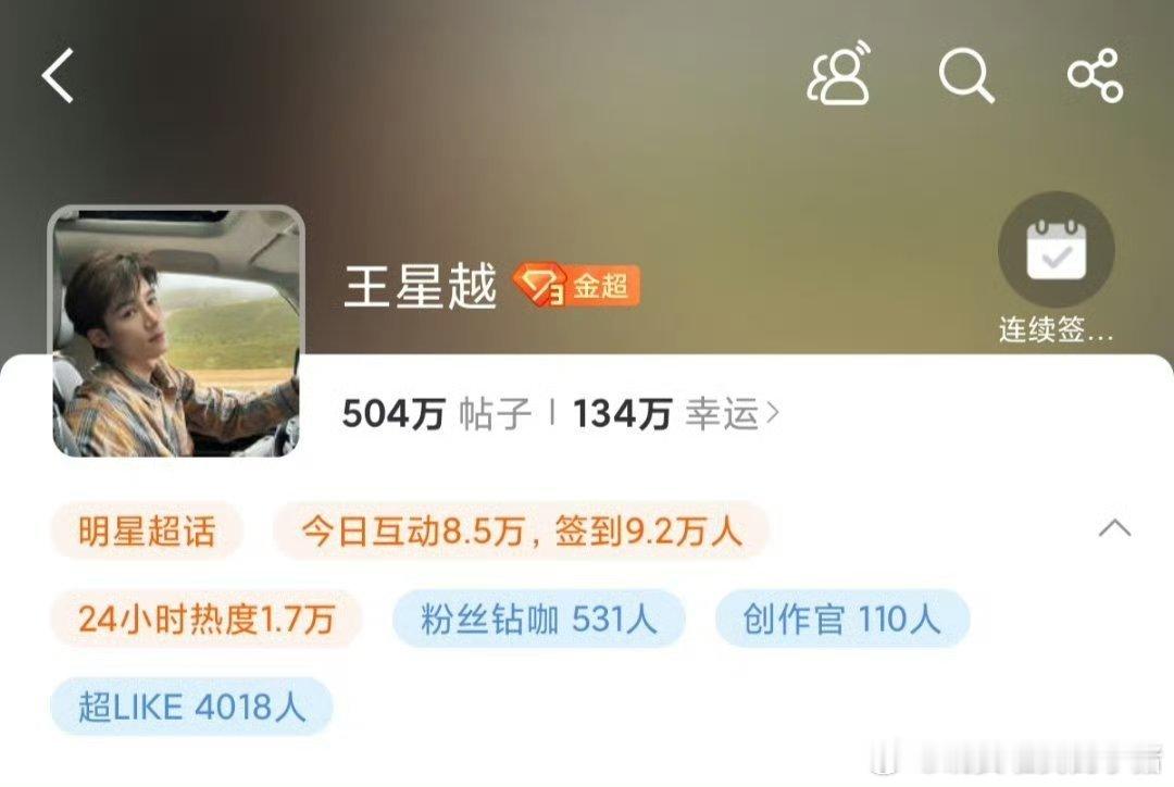 王星越超 Like 破 4000 了，越来越好[流鼻血][流鼻血] ​​​