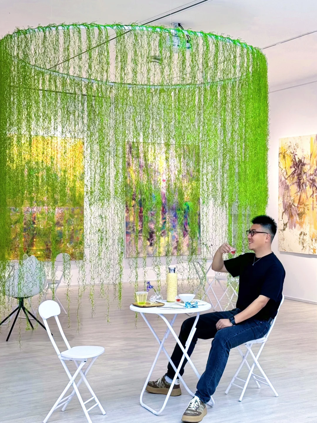 青岛新展｜春天游园会，把画廊变成植物园