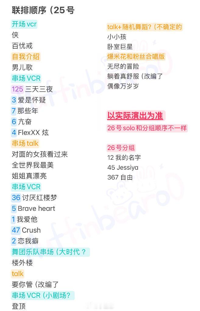 联排歌单TNT时代少年团｜ ​​​