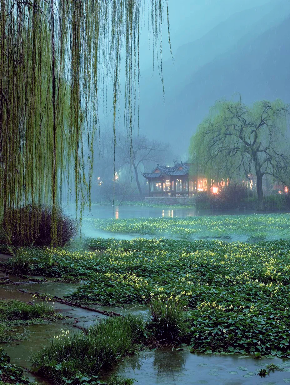 在这个杨柳岸边，我读懂了中国人的浪漫