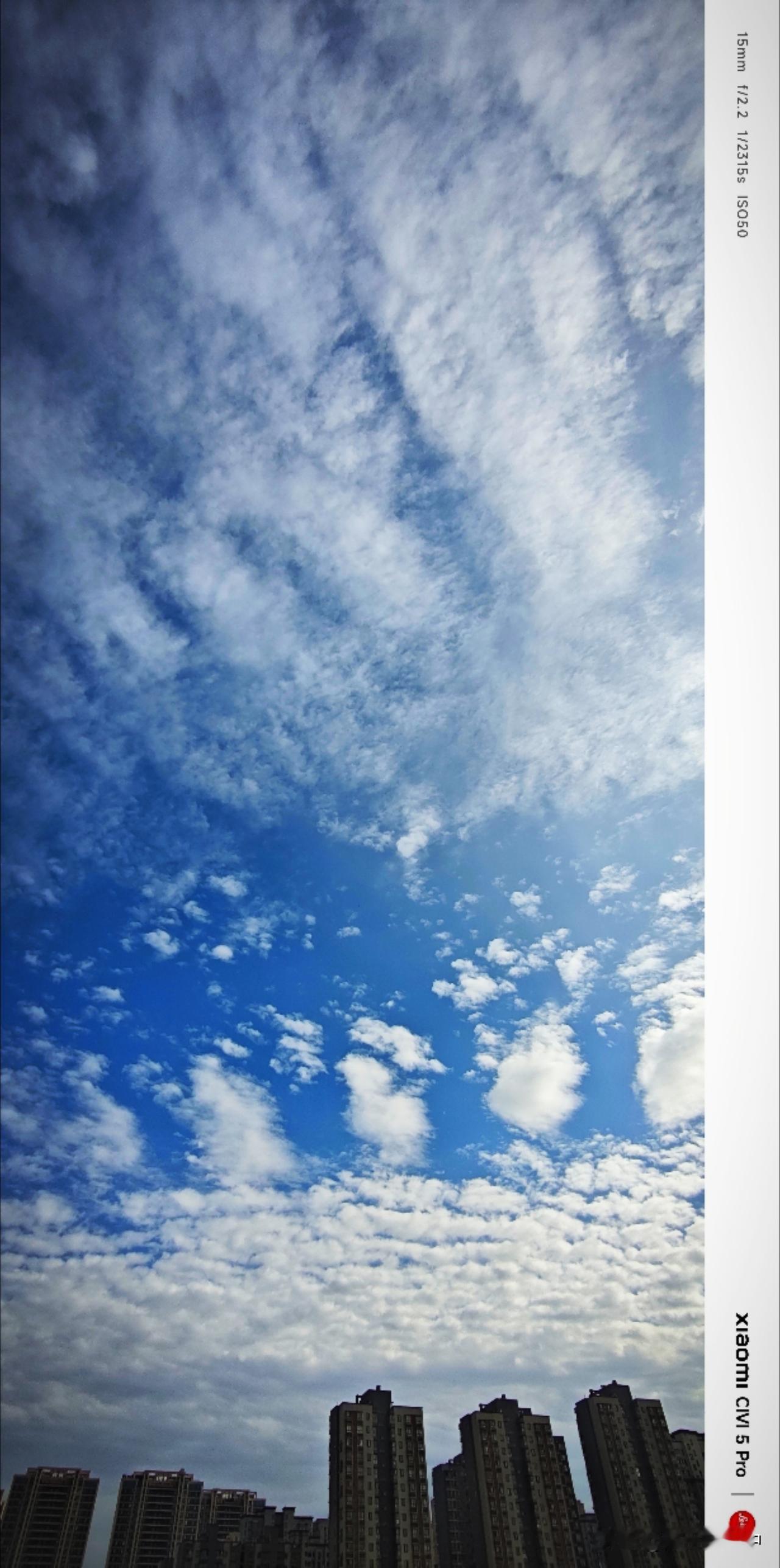 晴天烈日，仰头望天，清晰分明的样子。一瞬间明朗开阔起来，人心也随之热烈起来。涂了