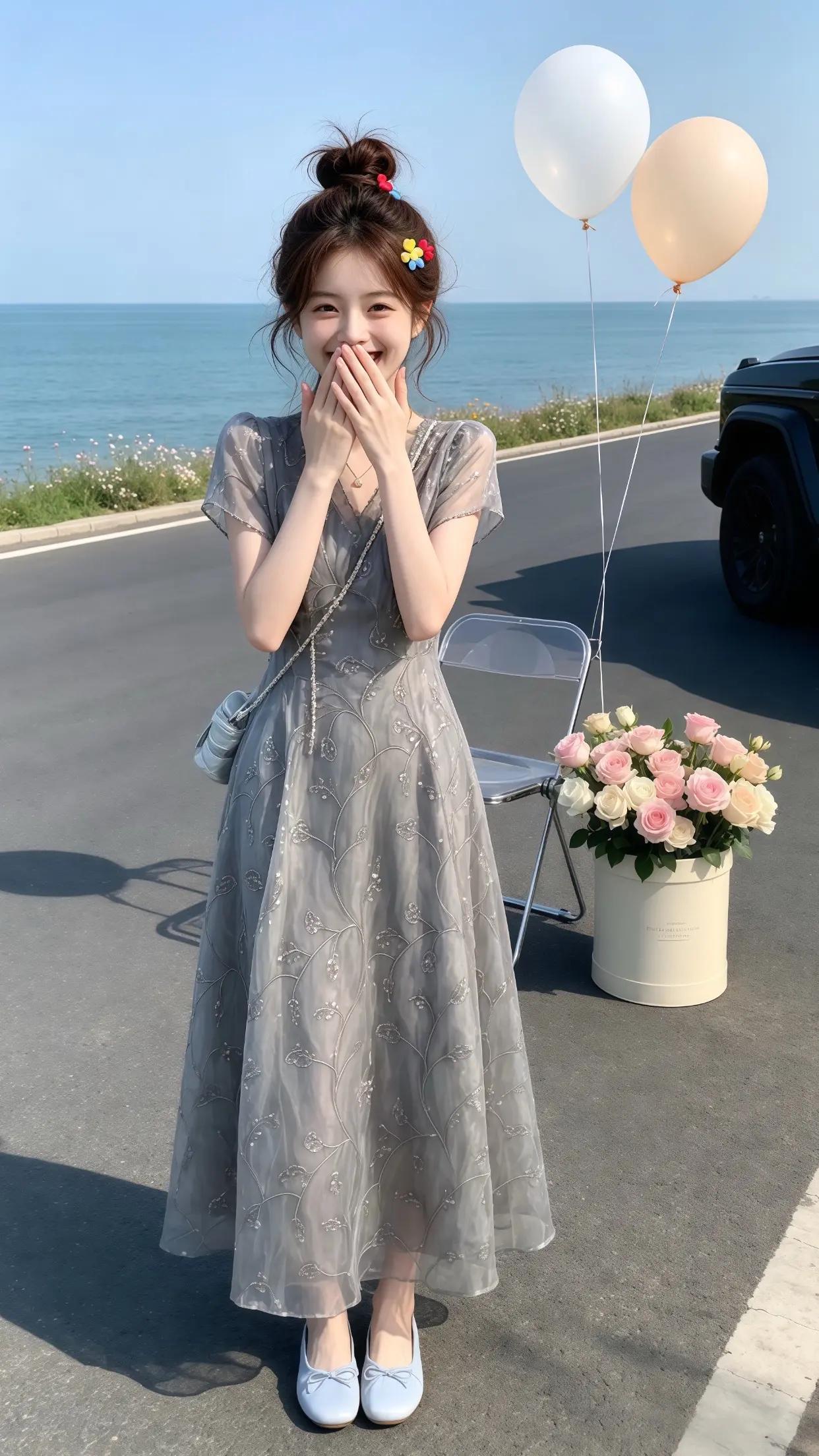 轻奢慵懒法式连衣裙 气质仙女裙甜美穿搭 长款连衣裙仙气飘飘 浪漫的白色连衣裙 优