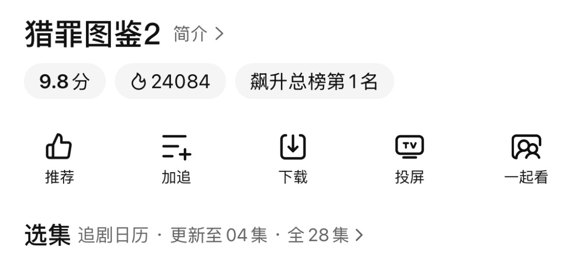 我们猎罪图鉴2开播一个小时，鹅热度已破24000，恐怖如斯，第一案感觉还是第一部