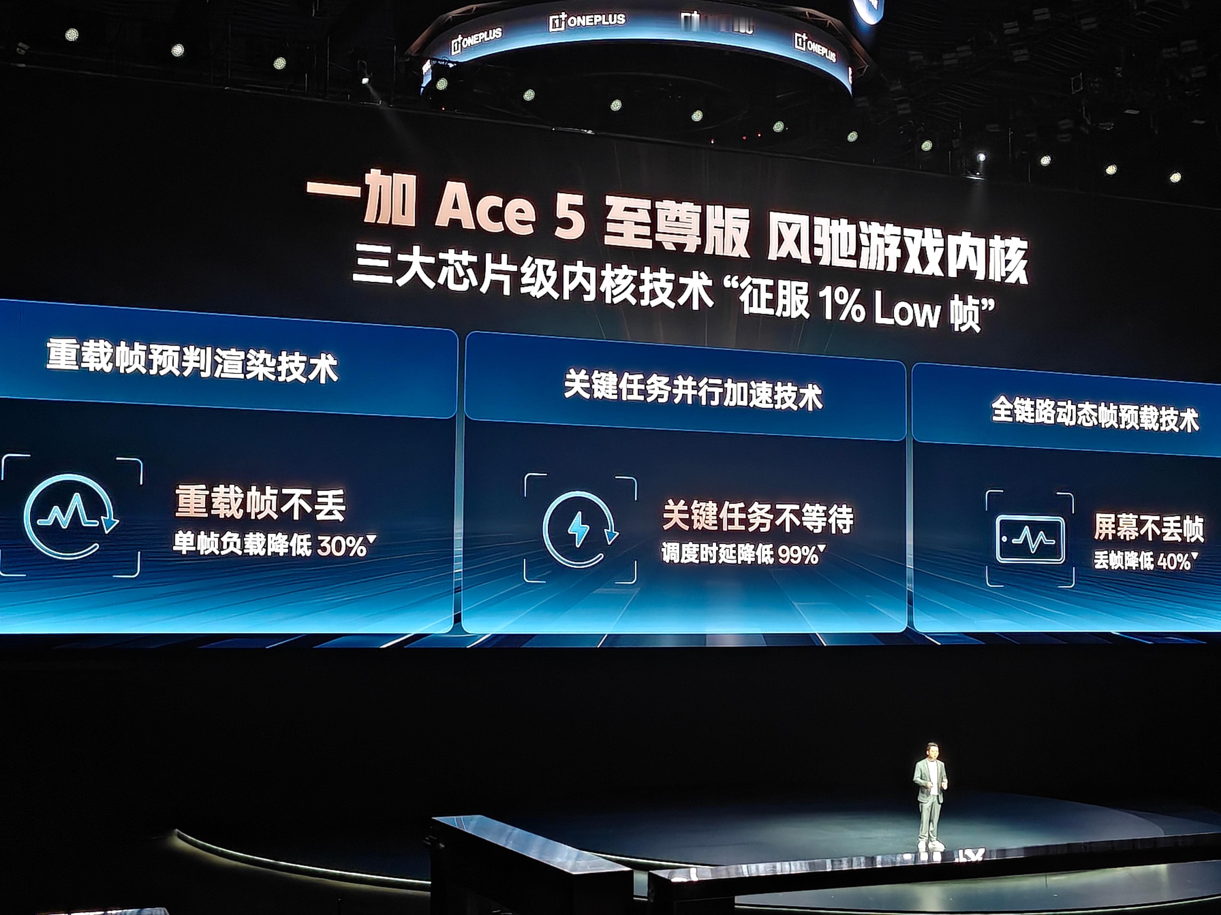 一加Ace5至尊系列 1%low，在手机行业第一个提出这个在 PC 已经流行的概