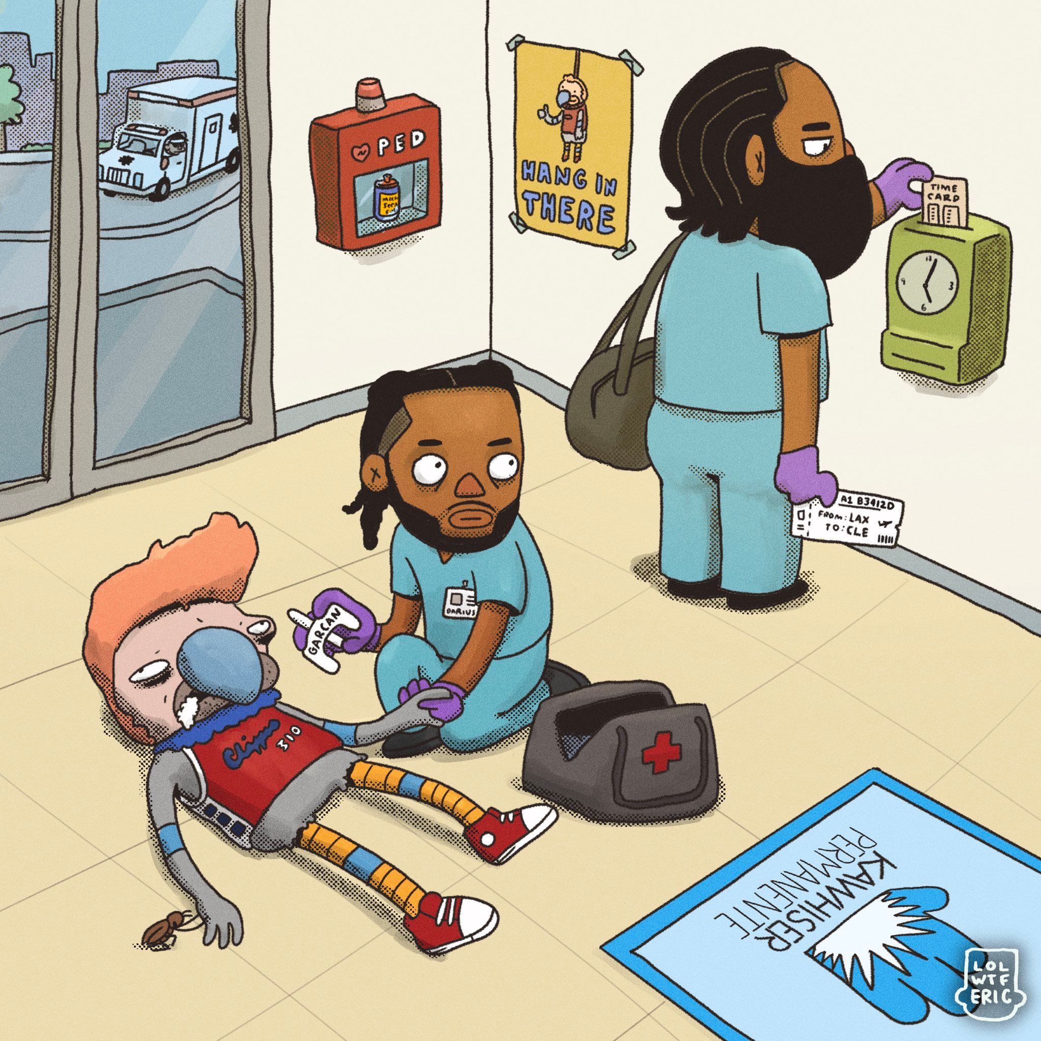 没有哈登和莫布利的骑士大胜没有加兰和祖巴茨的快船，视加兰的伤势，我们又要开始担心