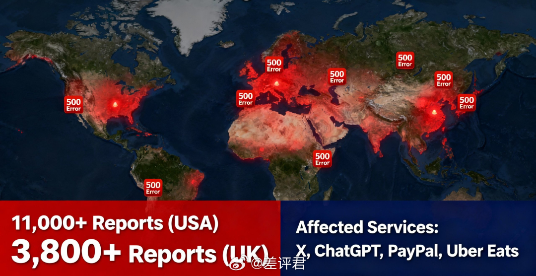  Cloudflare崩了，让半个地球互联网一起陪葬的崩。推特登不上了，Chat