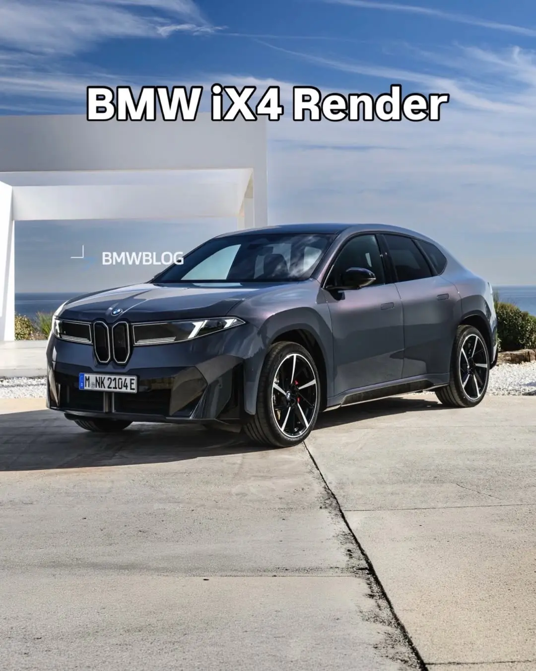 全新BMW 宝马ix4 轿跑型SUV 将于今年亮相