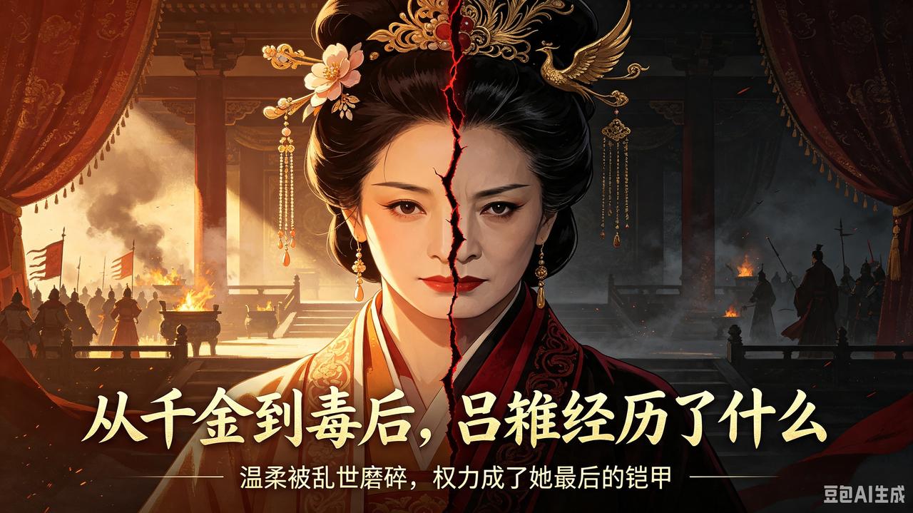 吕雉:     老娘不是一来就是毒妇。

我明明是吕家千金，结果老爹喝大了嘴没把